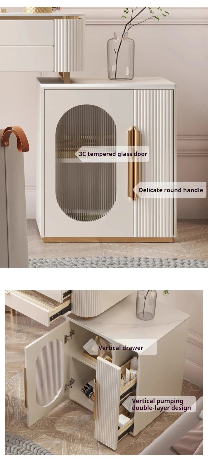 Makeup Dresser Table Vanity Filing Dressing Mobile Chest Nightstands Bedroom Komodinler Coiffeuse De Chambre Bedroom Furnitures