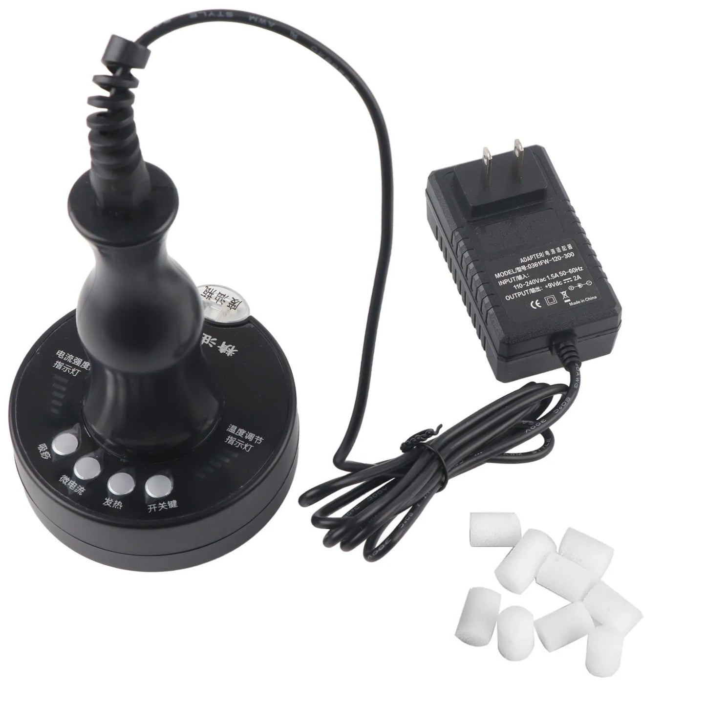EMS Micro-current Cupping Massage Brush Vacuum Heating Scraping Device Slimming Body Brush Pain Relief Therapy Massager
