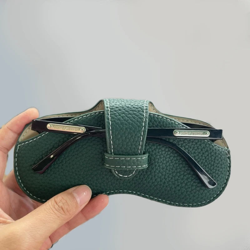 Glasses Case Women Leather Soft Glasses Bag Fashion Portable Sunglasses Box Bag Accessories Eyeglasses Case Sunglasses Box