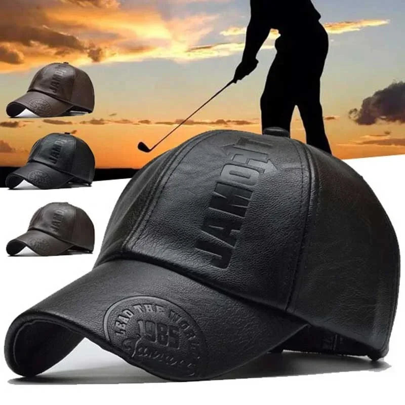 Fashion Men PU Leather Beret Autumn Winter Visor Flat Cap Thicken Warm Hat Berets Vintage England Newsboy Caps Higher Quality