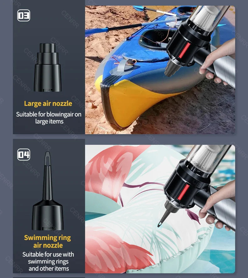 CENRR 998000PA Car Vacuum Cleaner Portable Handheld Wireless Strong Suction Car Cleaner Cleaning Machine Mini Vacuum Cleaner