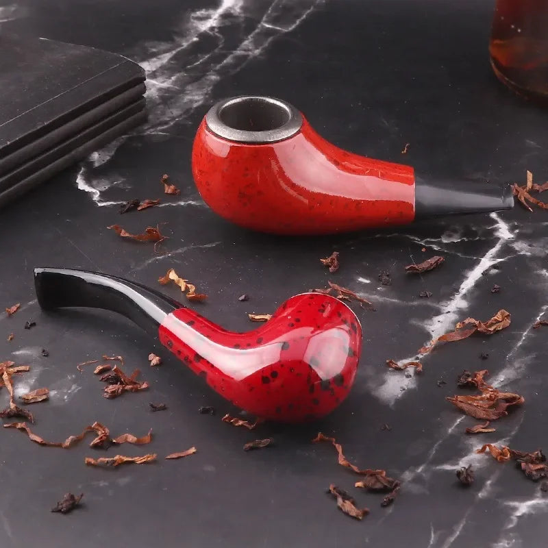 Chicken Leg Shape Short Pipes Chimney Smoking Pipe Mouthpiece Herb Tobacco Pipe Cigar Grinder Smoke Cigarette Holder