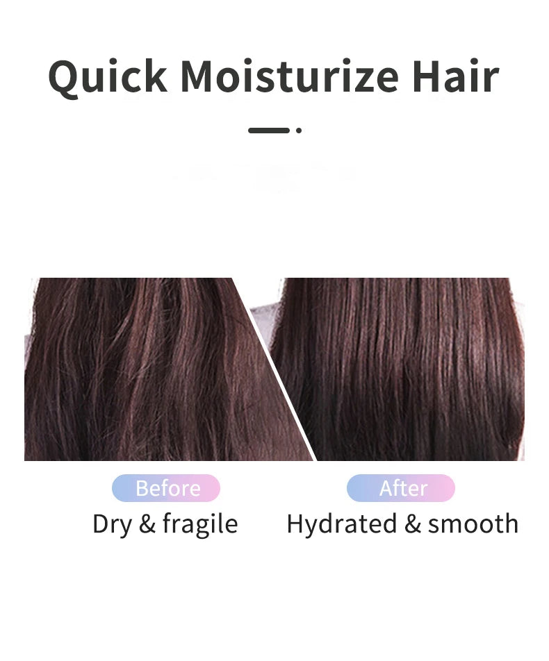Hair Smoothing Straightening Brush Spray Steam Scalp Massage Comb Electric Ionic Household Hair Styler Tool for Frizzy Dry Hair