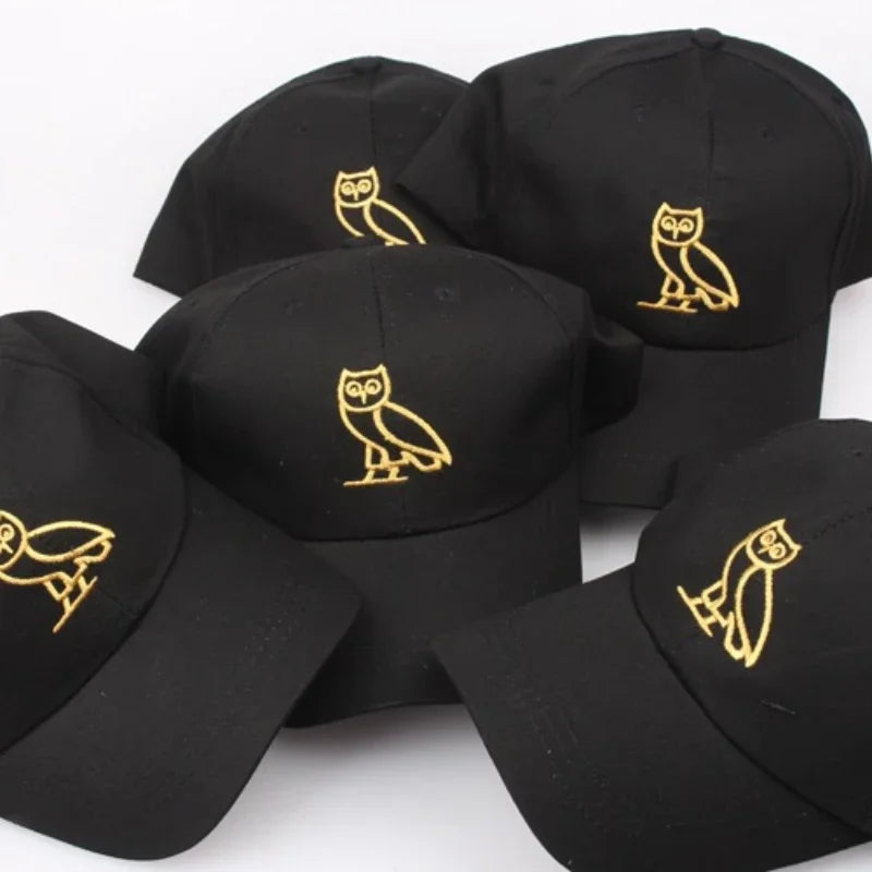 Fashion Trendy Pop Hip Hop Baseball Cap Embroidery Owl Sun Dad Hat for Men Women Streetwear Outdoor Caps Casquette Gorras
