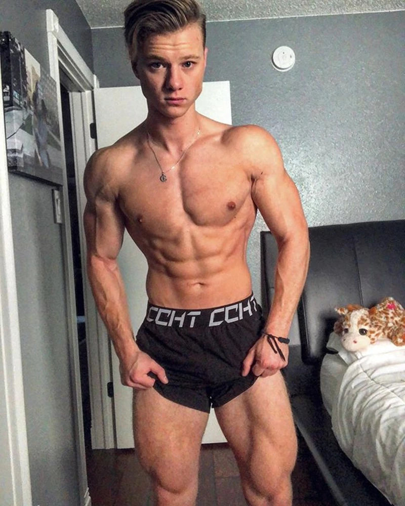 Lightweight Men's Shorts Elasticated Tights Shorts Workout Jogger Casual Slim Beach Shorts Men Shorts