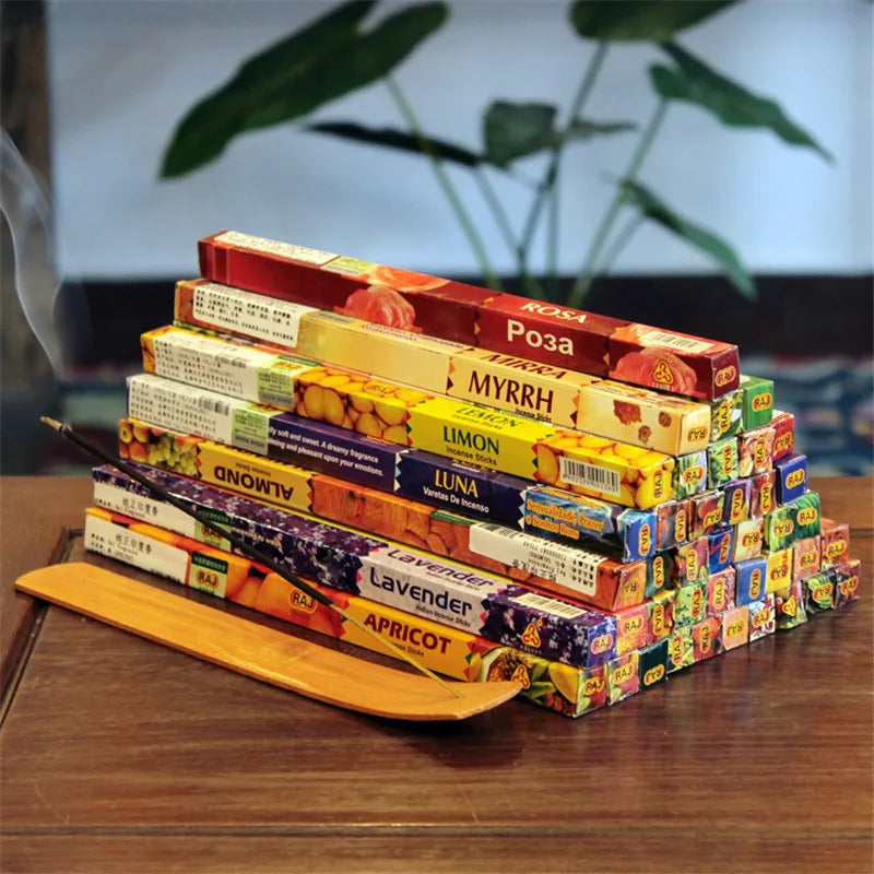 8pcs India Stick Incenses White Sage Sandalwood Natural Household Indoor Clean Air Indian Incense Sticks Yoga Buddhism 22cm