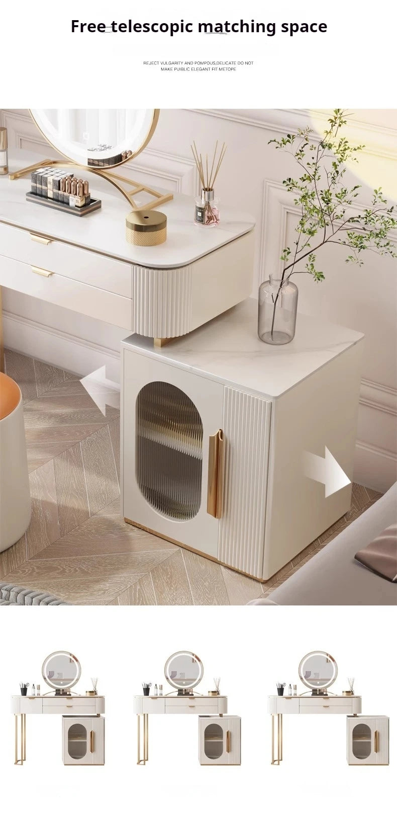 Makeup Dresser Table Vanity Filing Dressing Mobile Chest Nightstands Bedroom Komodinler Coiffeuse De Chambre Bedroom Furnitures