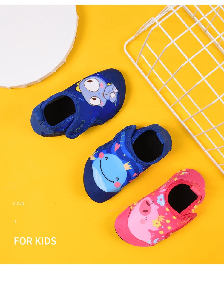 Kids Socks Shoes Children Cute Cartoon Slippers Boy Girls Indoor Shoes Soft Rubber Sole Child Floor Sneakers