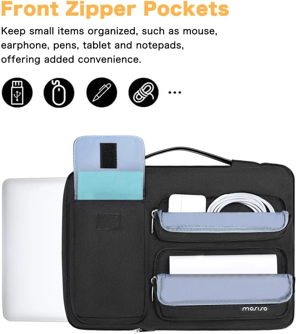 Protective Laptop Sleeve Handbag for Macbook Pro Air 13 13.3 14 15 15.6 16 inch Asus HP Dell Notebook Carrying Case Men Women