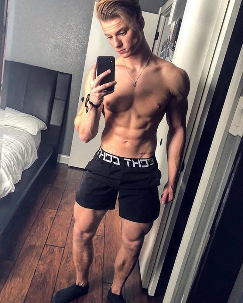 Lightweight Men's Shorts Elasticated Tights Shorts Workout Jogger Casual Slim Beach Shorts Men Shorts