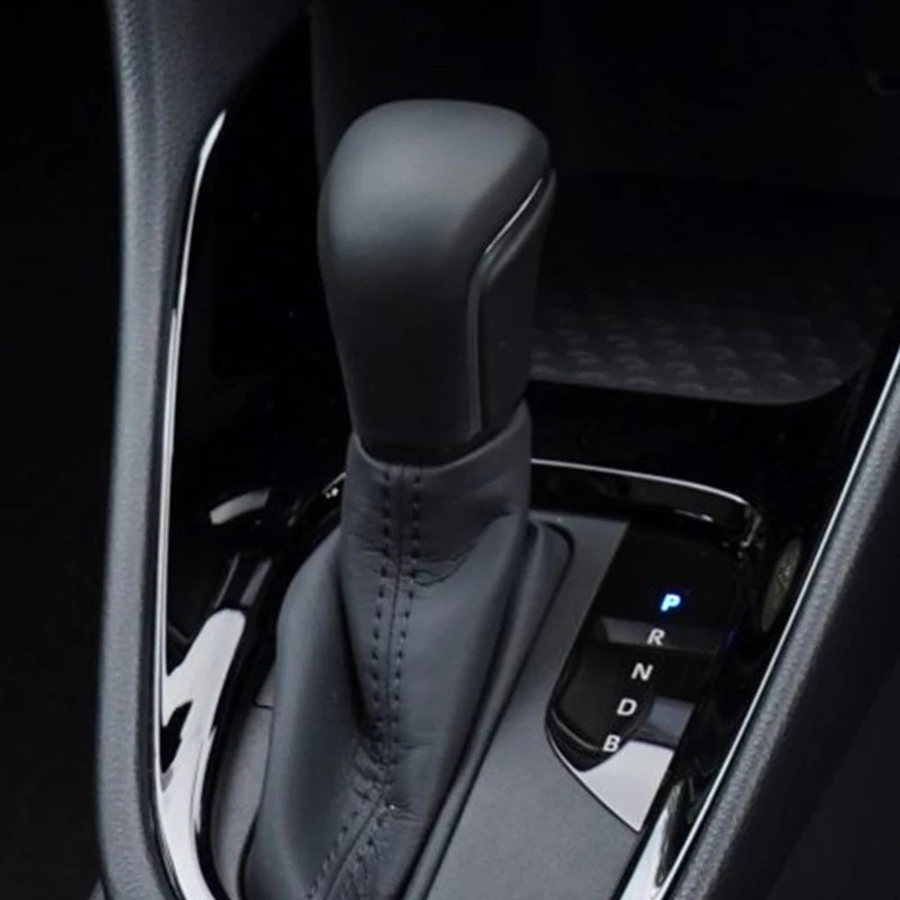 Auto leather shift knob gear stick shifter for Toyota Camry XV70 V70 2018 2019 2021 Levin Yaris Avalon Corolla 2020 accessories