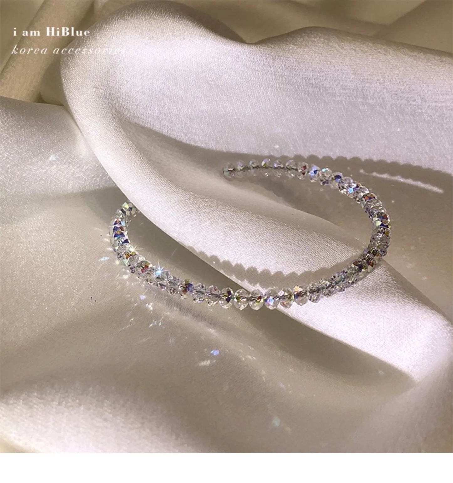 Gold Color Bracelet Set of Four Stainless Steel Sequins Rhinestone Bracelet Combination for Women Chain Bracelet Jewelry Gifts