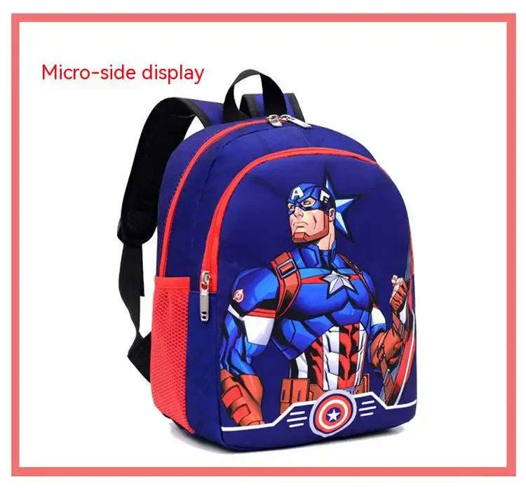 Children schoolbag spider backpack weight-reducing kindergarten Iron Man backpack cartoon large capacity boys and girls backpack