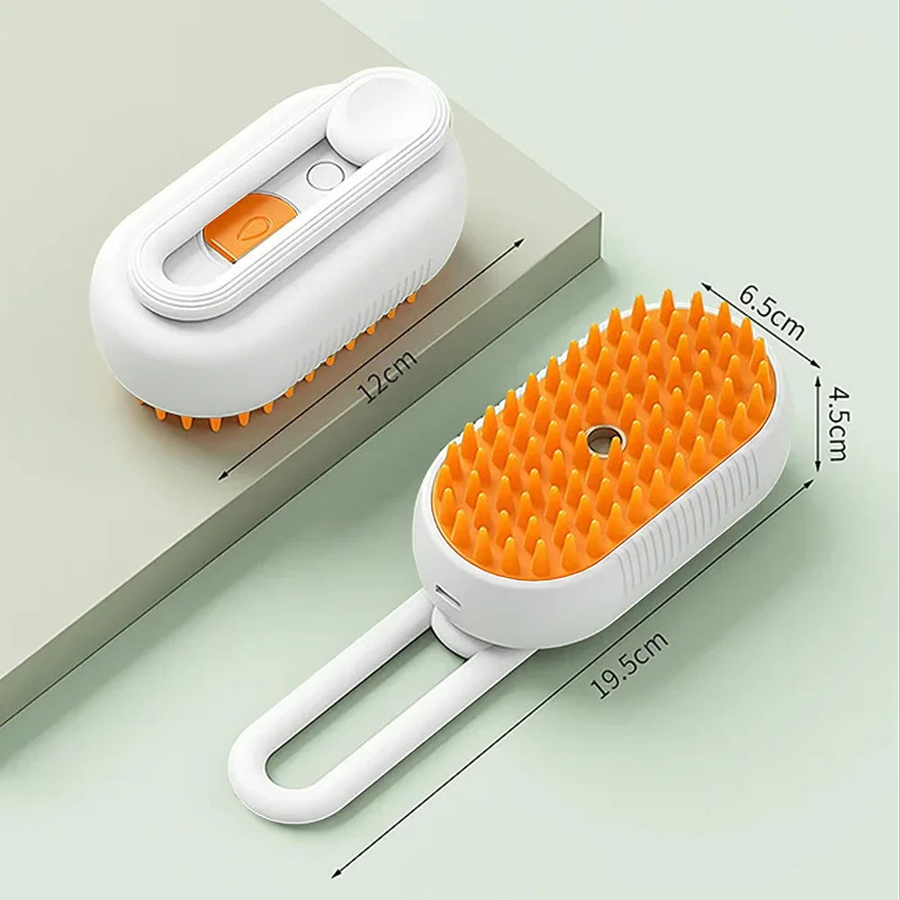 Cat Steam Brush Steamy Dog Brush 3 in 1 Electric Spray Cat Hair Brushes for Massage Pet Grooming Comb Hair Removal Combs
