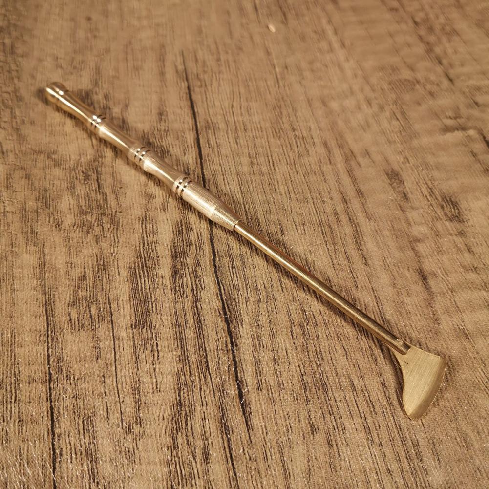 Antique Incense Seal Tool Copper Retro Vintage Sandalwood Scoop Incense Bottle Incense Spoon/ash Sweep/ash Press/incense