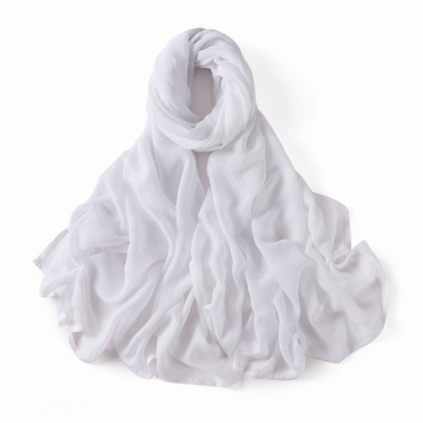 Cotton Rayon Hijabs Scarf Solid Headscarf Wraps Big Size Plain Long Shawls Muslim Women Hijab Islamic Turban Headbands Foulard