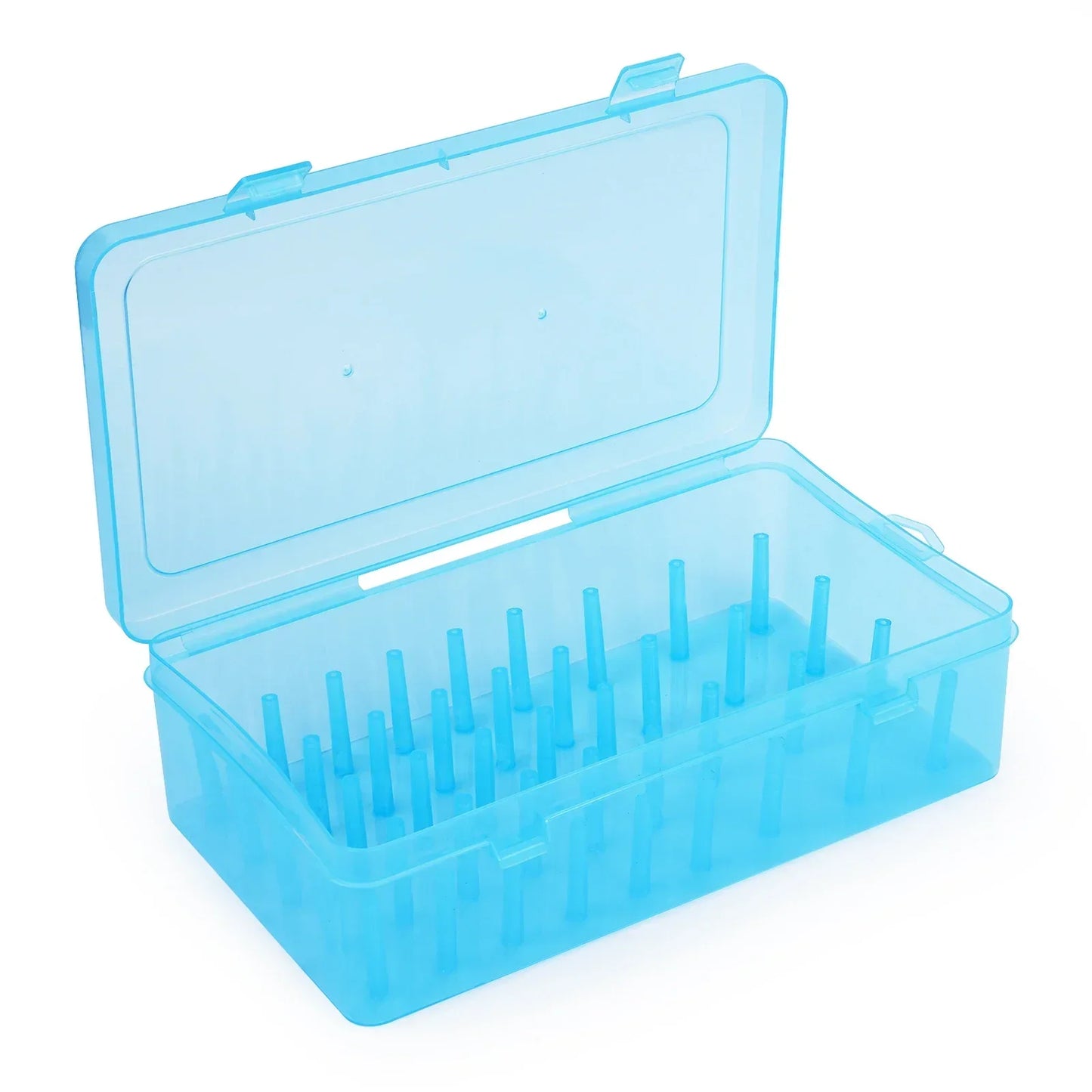 42 Axis Sewing Threads Box Bobbins Storage Case Transparent Needle Spool 24 Grids Organizer Household DIY Sewing Accessories