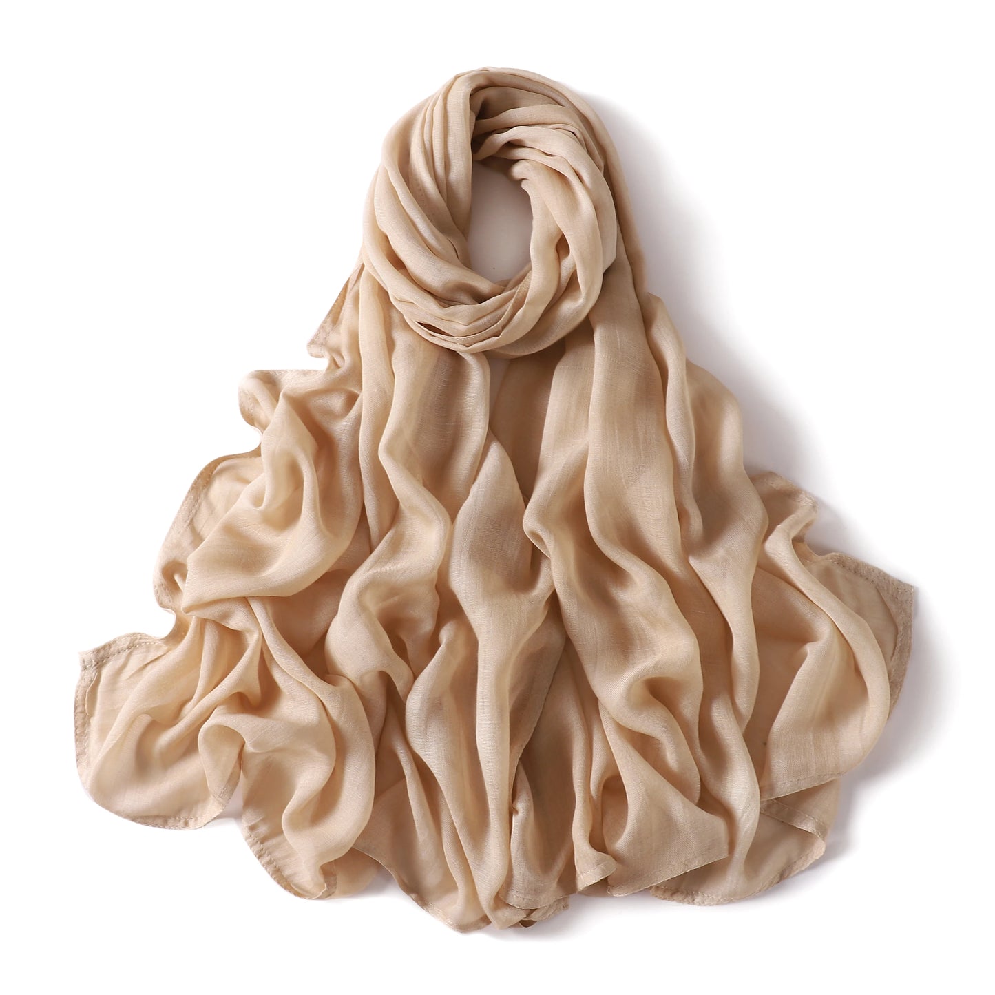 Cotton Rayon Hijabs Scarf Solid Headscarf Wraps Big Size Plain Long Shawls Muslim Women Hijab Islamic Turban Headbands Foulard