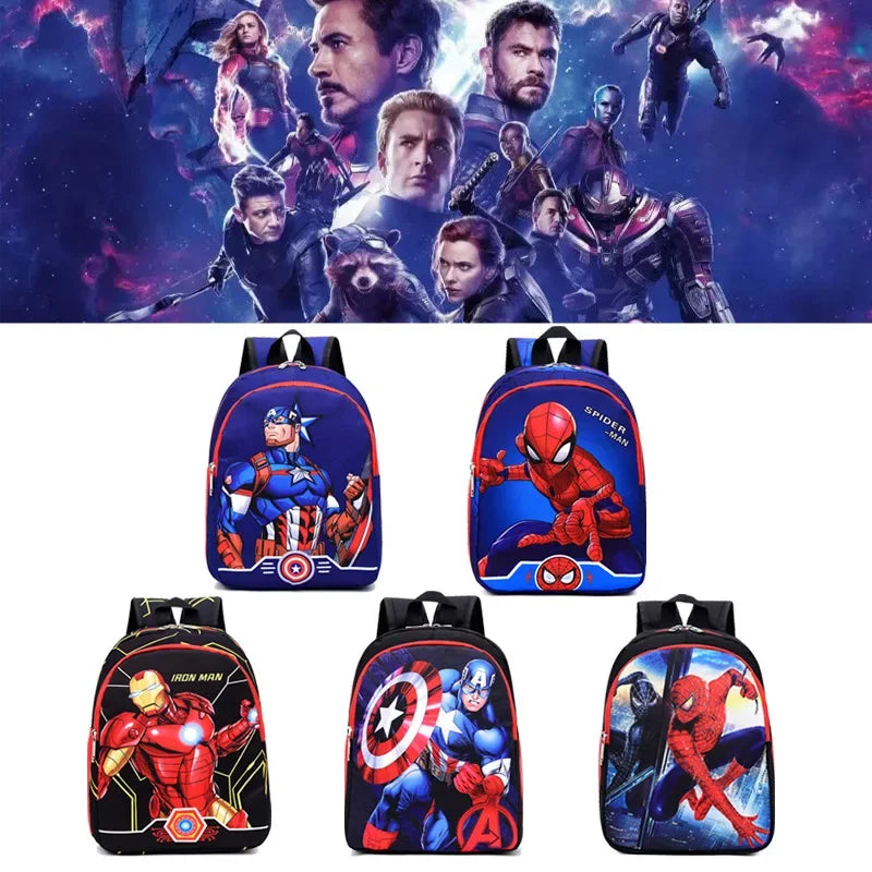 Children schoolbag spider backpack weight-reducing kindergarten Iron Man backpack cartoon large capacity boys and girls backpack