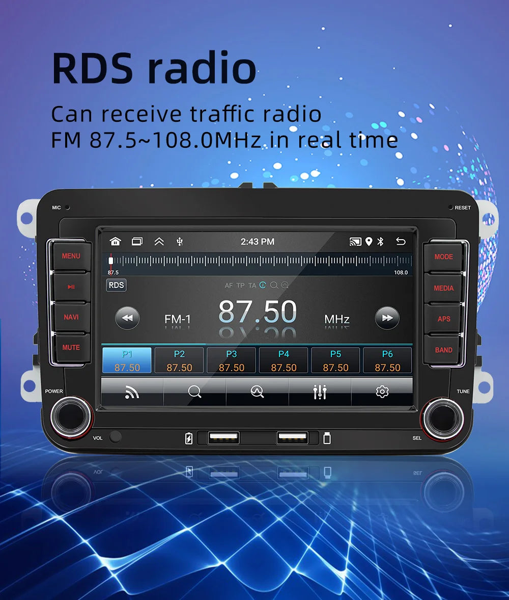 Android 13 Car Radio Carpaly For VW Volkswagen Golf 5 6 Touran Passat B6 Jetta MK5 Autoradio Multimedia Player Smart car systems