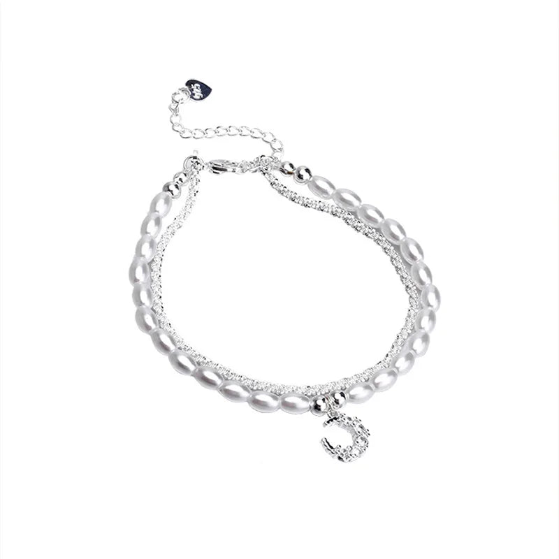 Gold Color Bracelet Set of Four Stainless Steel Sequins Rhinestone Bracelet Combination for Women Chain Bracelet Jewelry Gifts