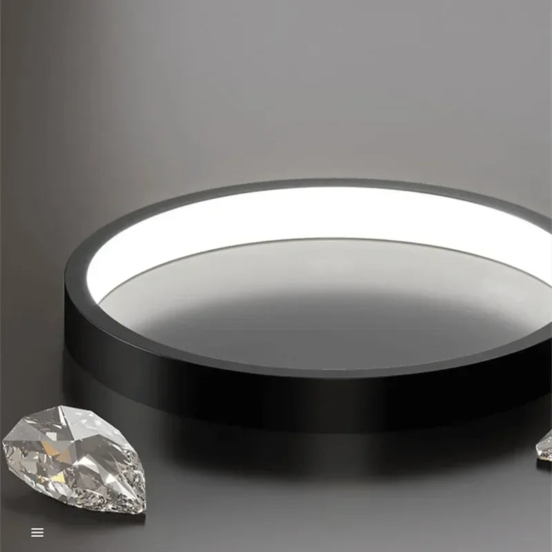 Nordic Living Room Modern Simple Atmospheric Luxury Ceiling Light Romantic Starry Sky Crystal Hall Chandelier Creative Black Art