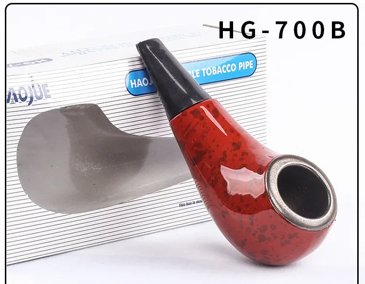 Chicken Leg Shape Short Pipes Chimney Smoking Pipe Mouthpiece Herb Tobacco Pipe Cigar Grinder Smoke Cigarette Holder