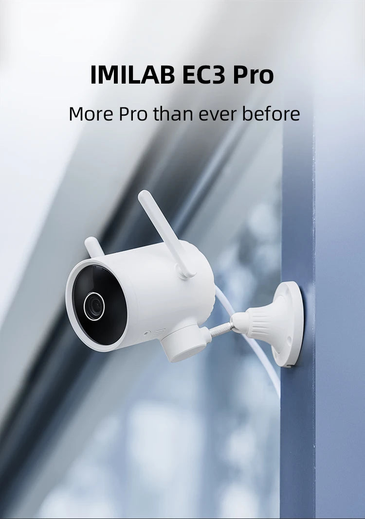 IMILAB Global Wifi Smart Outdoor Camera EC5 EC3 lite 2K Video Surveillance Floodlight Night Vision 360° Tracking For Mi Home APP