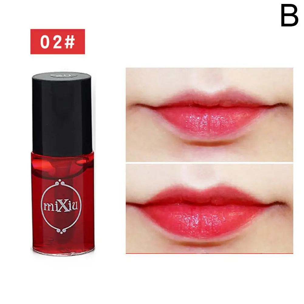 Long Lasting Glaze Tint Matte Lip Gloss Juice Stain Waterproof Cosmetic Liquid Lipstick Cup Velvet Non-stick Makeup H0m7
