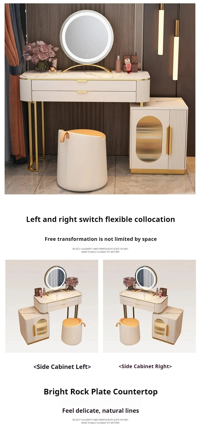 Makeup Dresser Table Vanity Filing Dressing Mobile Chest Nightstands Bedroom Komodinler Coiffeuse De Chambre Bedroom Furnitures