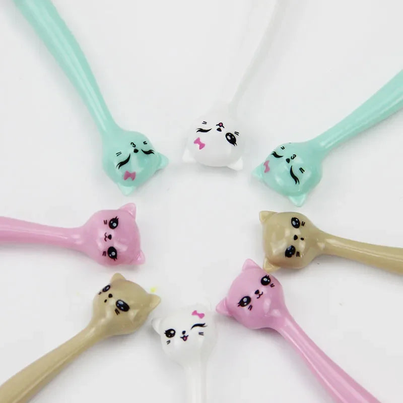 cartoon Cat Gel Pen kawaii stationery pens Office supplies Writing pen school student supplies the gift of the child