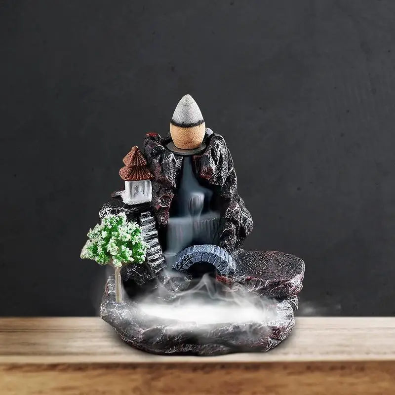 Home Waterfall Backflow Incense Burner Innovative Backflow Incense Burner Aromatherapy Ornament Home Decor For Office Yoga
