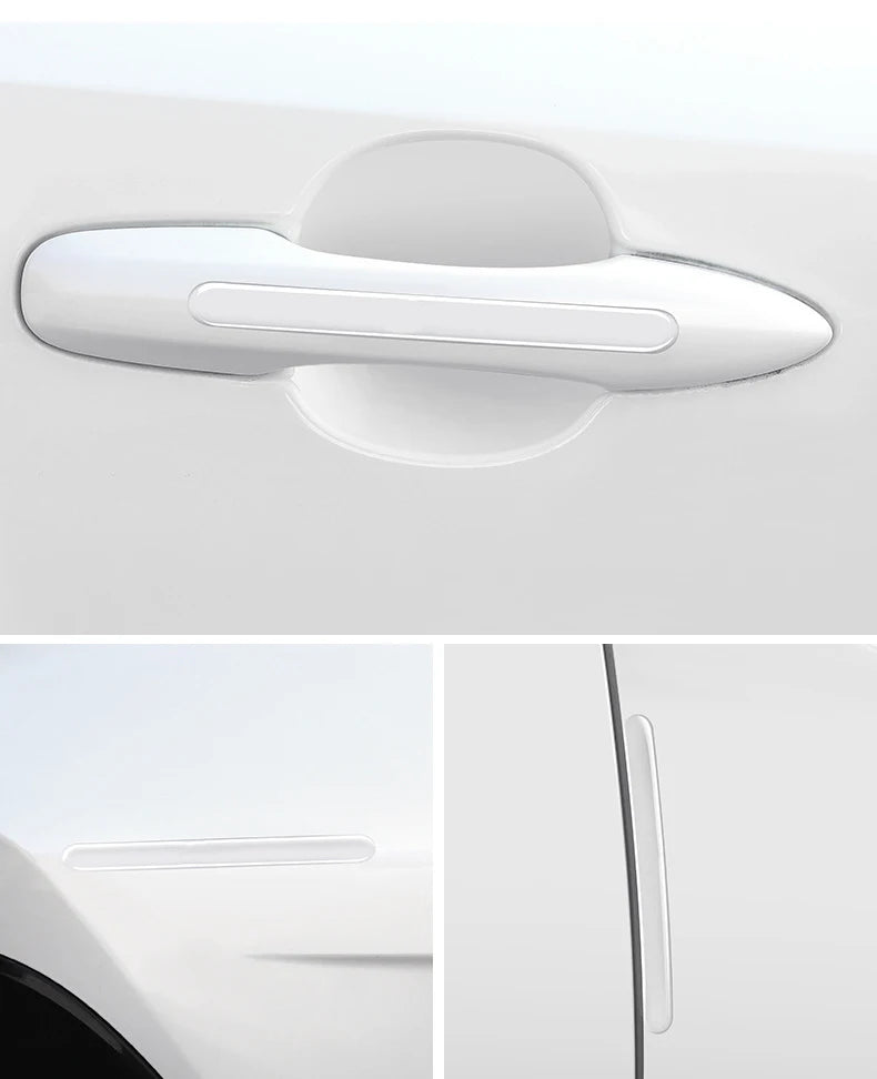 Car Invisible Transparent Protective Stickers Set Door Handle Bowl Rearview Mirror Edge Anti-scratch Protection Clear Strip