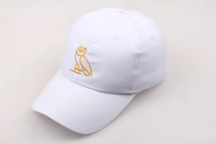 Fashion Trendy Pop Hip Hop Baseball Cap Embroidery Owl Sun Dad Hat for Men Women Streetwear Outdoor Caps Casquette Gorras