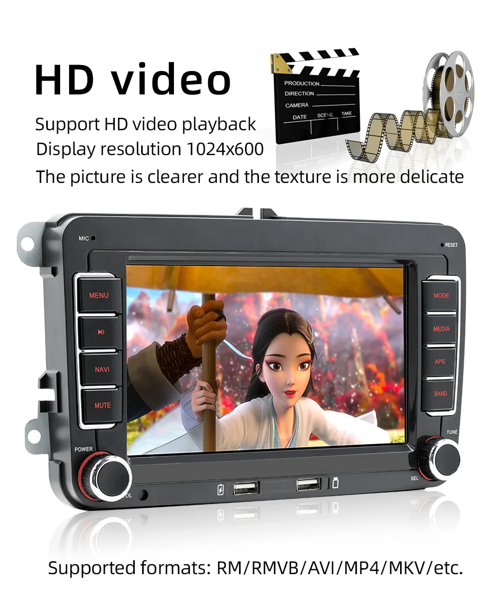 Android 13 Car Radio Carpaly For VW Volkswagen Golf 5 6 Touran Passat B6 Jetta MK5 Autoradio Multimedia Player Smart car systems