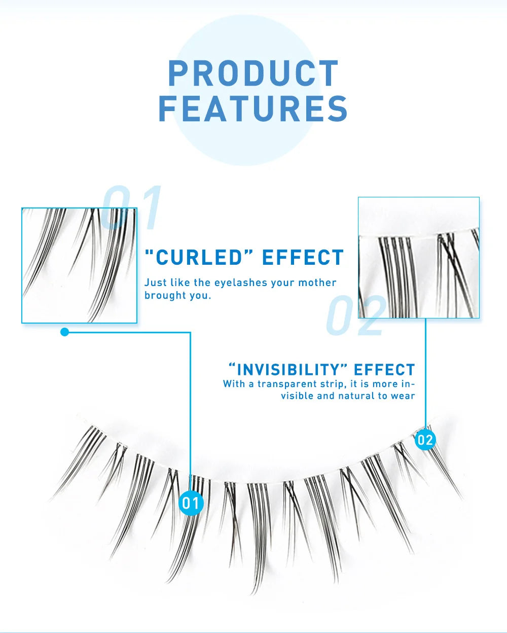 DIY Lashes Premade Fan A/M Shape Spikes Cluster Eyelash Mix Extension Individual Makeup Natural Wispy 3D Premade Peduncle Hyali