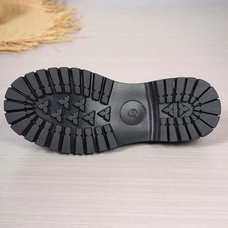 Lucyever British Style Platform Loafers Women 2024 Plus Size Round Toe Single Shoes Woman Thick Bottom Pu Leather Shoes Mujer