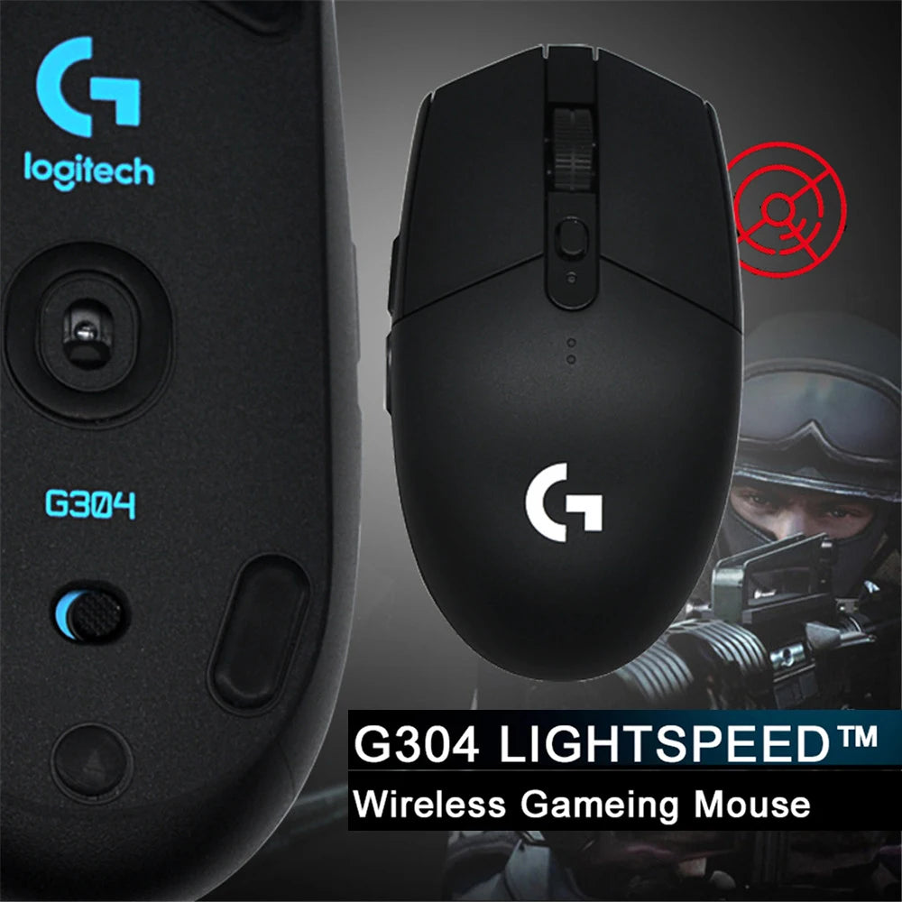logitech G304 G305 G102 computer gaming 2.4G wireless mouse ergonomic mouse HERO Engine 12000DPI For LOL PUBG Fortnite Overwatch