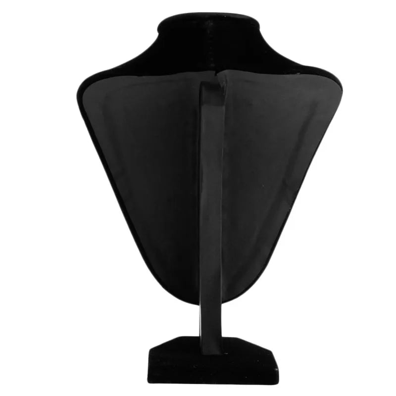 Faux Leather Mannequin Jewelry Necklace Display Holder Neck Bust Stand Showcase Show Decorate Hot