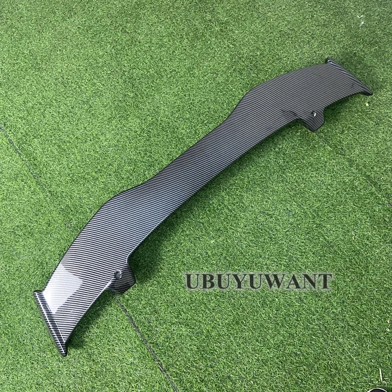 For Peugeot 206 207 208 308 Spoiler 2005 2006-2022 ABS Plastic Carbon Fiber Look Hatchback Roof Rear Wing Body Kit Accessories