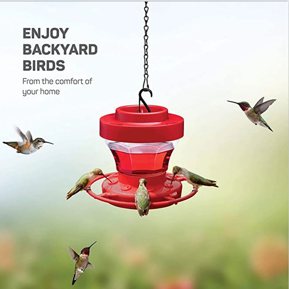 Outdoor Bird Feeder Detachable Hummingbird Feeder With 8 Feeding Ports Water Feeding Device Birdcage Style Bird Feeder drop ship