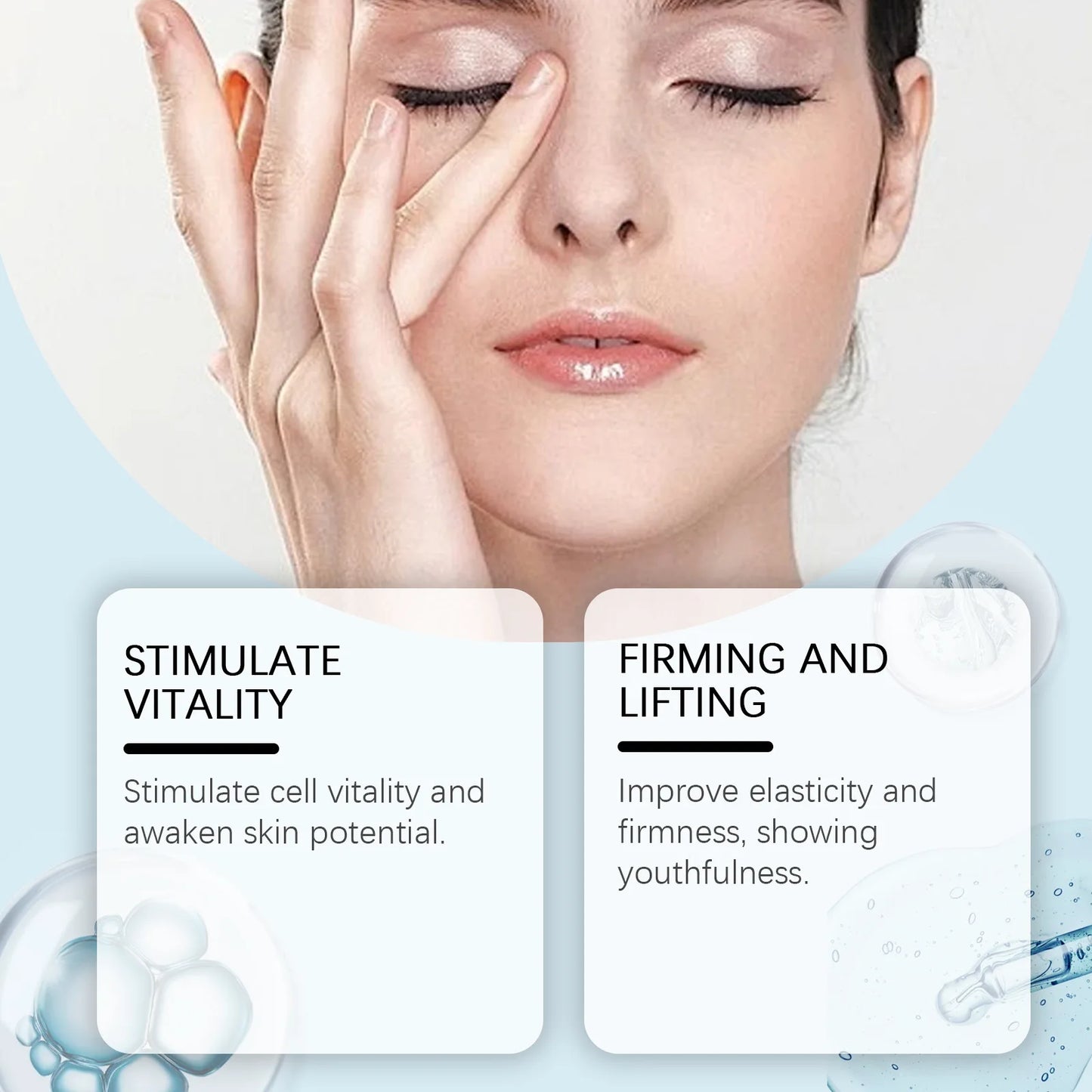 Hyaluronic Acid Firming Serum Collagen Lifting Fine Lines Brightning Nourishing Rejuvenation Vitamin B5 Face Original Skincare