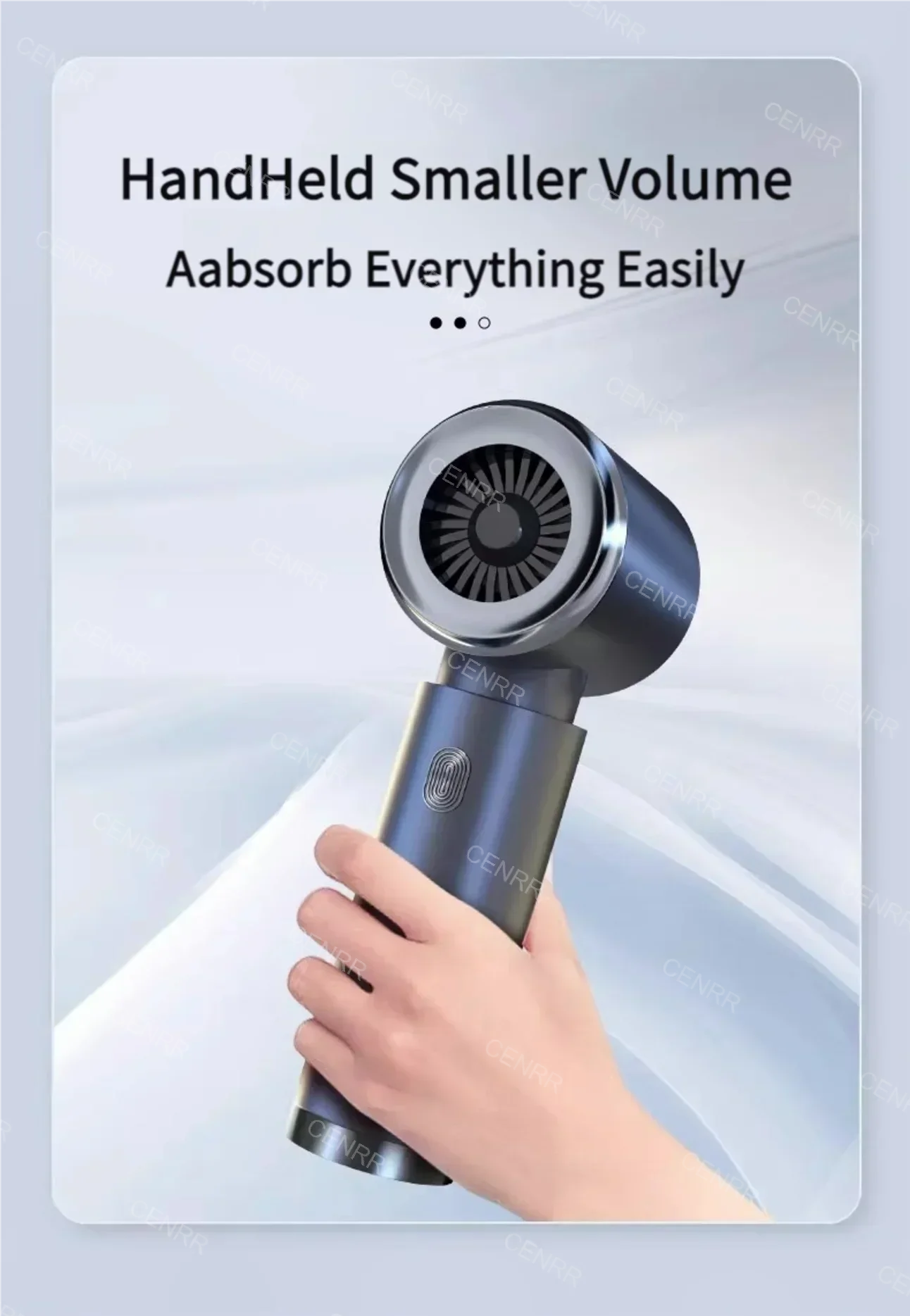 CENRR Car Vacuum Cleaner High Pressure 210000PA Wireless Vacuum Cleaner Cordless Vacuum Cleaner High Suction Cleaning Machine