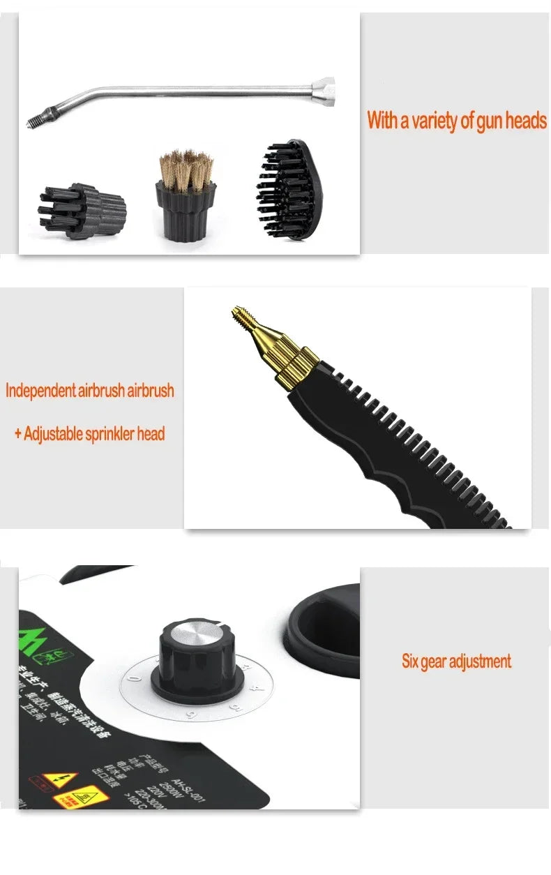 High temperature steam cleaning machine Home oil hood cleaning machine air conditioning appliances
