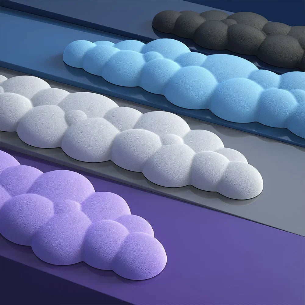 Cloud Shape Wrist Rest Pad Anti-Slip Desk Mat Memory Foam Palm Rest Ergonomic Mouse Pad Typing Wrist Rest Office Accessories