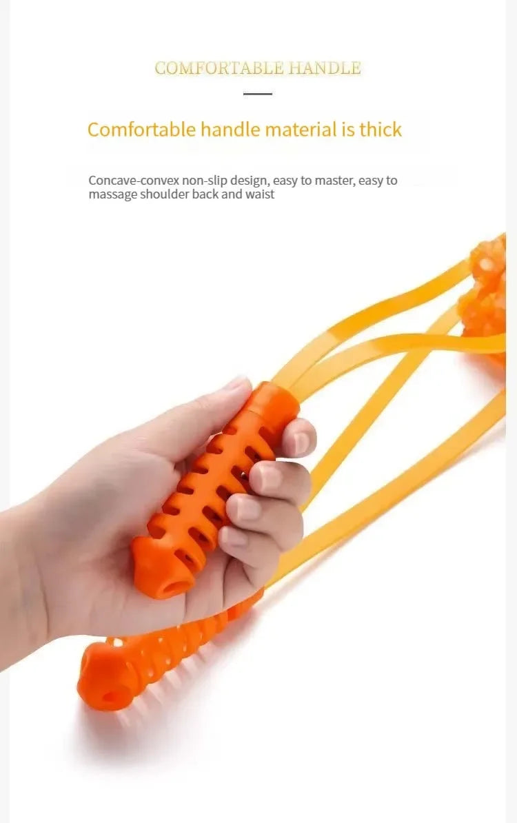 Back Massager Rollers Rope for Back and Neck Manual Massage with Muscle Recovery Massage Tools Relaxation Relief Stress Массажер