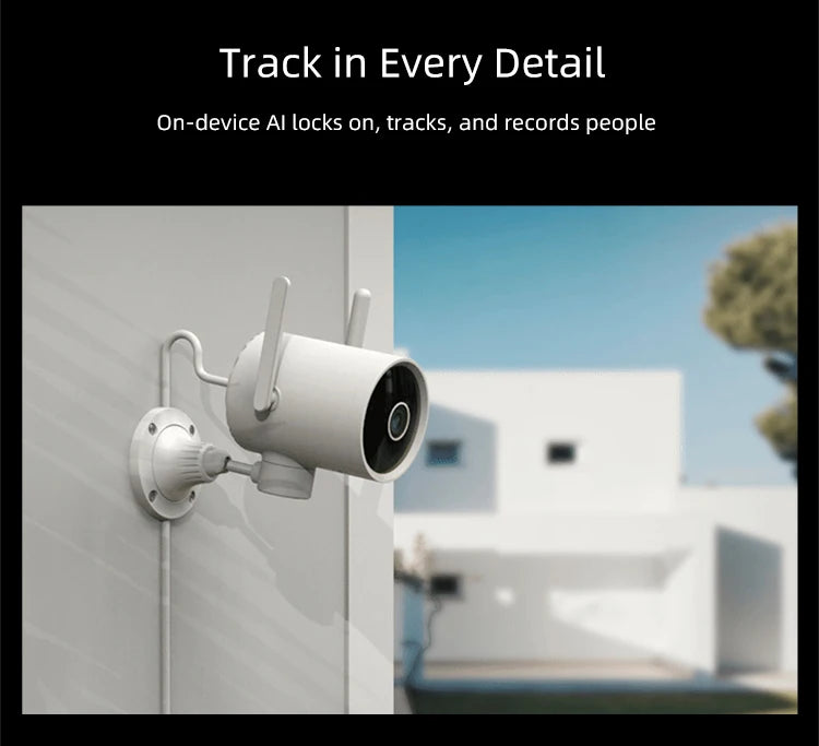 IMILAB Global Wifi Smart Outdoor Camera EC5 EC3 lite 2K Video Surveillance Floodlight Night Vision 360° Tracking For Mi Home APP
