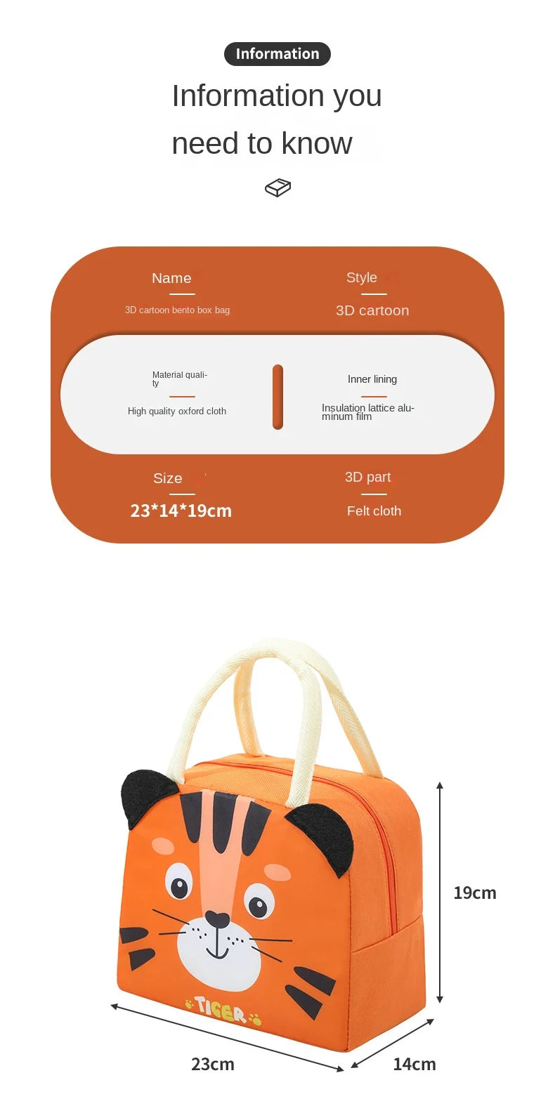 Kawaii Portable Fridge Thermal Bag Women Children's School Thermal Insulated Lunch Box Tote Food Small Cooler Bag Pouch