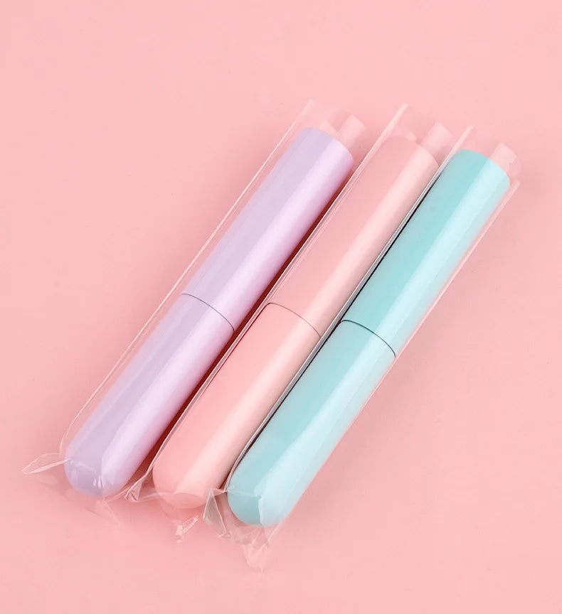 Upgrade Silica Gel Lip Brush with Cover Portable Lipstick Brush Macaron Color Mini Makeup Brush Crease Concealer Makeup Tool
