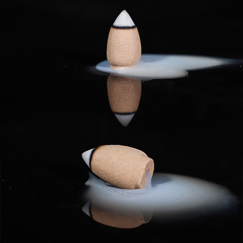 Household Natural Reflux Tower Incense Tea Smoke Backflow Incense Gourd Burner Fragrant Reflux Aromatherapy Cones Yoga Meditatio